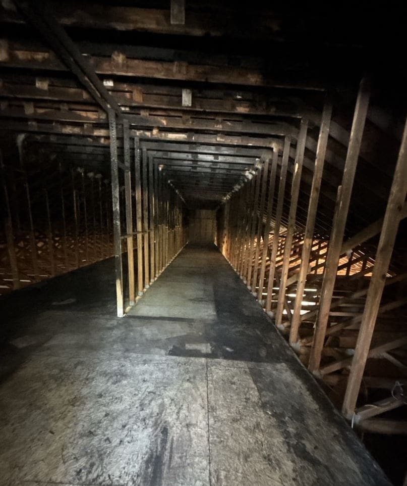 interior -after commercial fire damage restoration case study